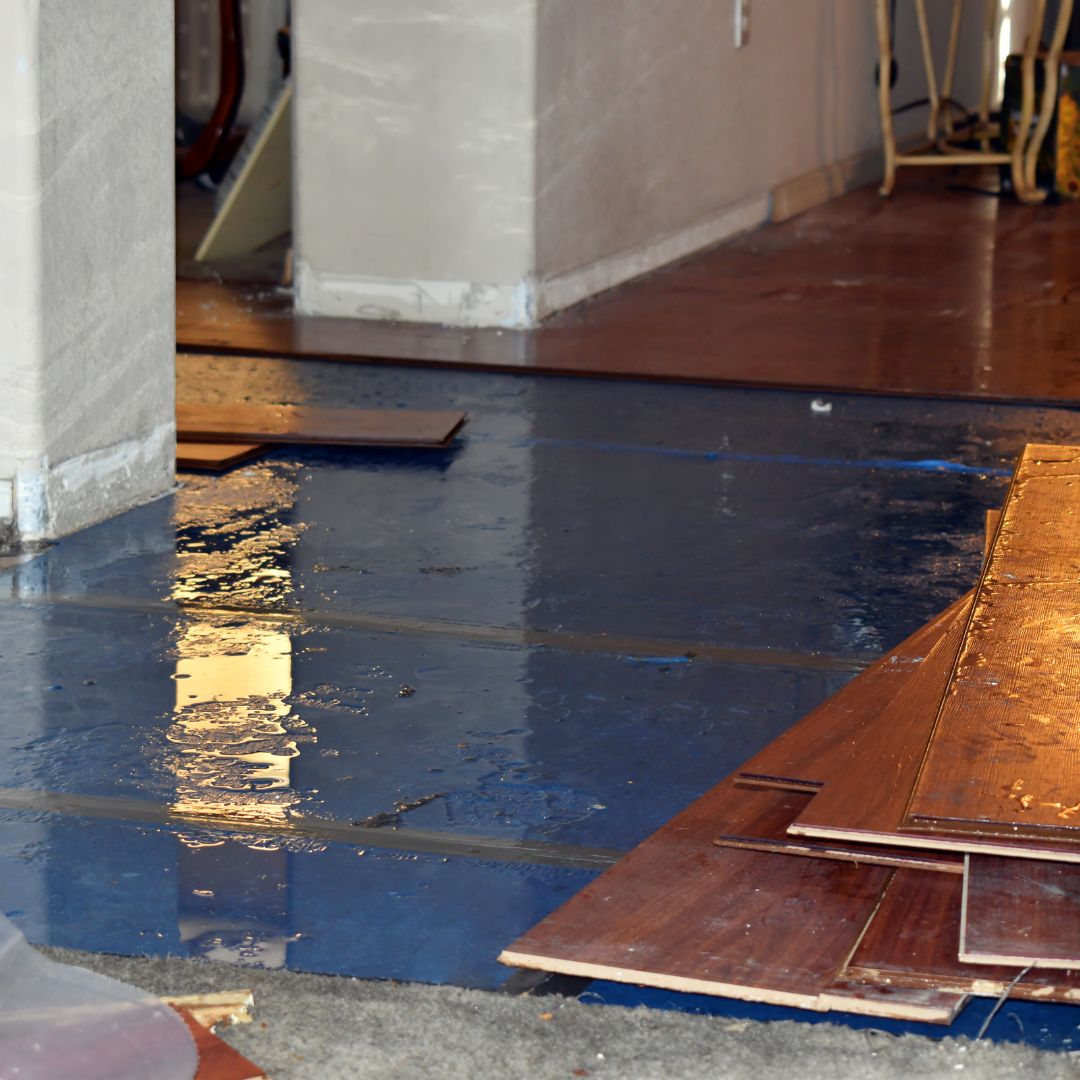 water damage in home